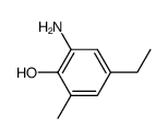 2-amino-4-ethyl-6-methylphenol Structure