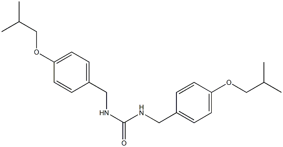 1,3-bis(4-isobutoxybenzyl)urea Structure