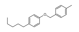 1-methyl-4-[(4-pentylphenoxy)methyl]benzene结构式