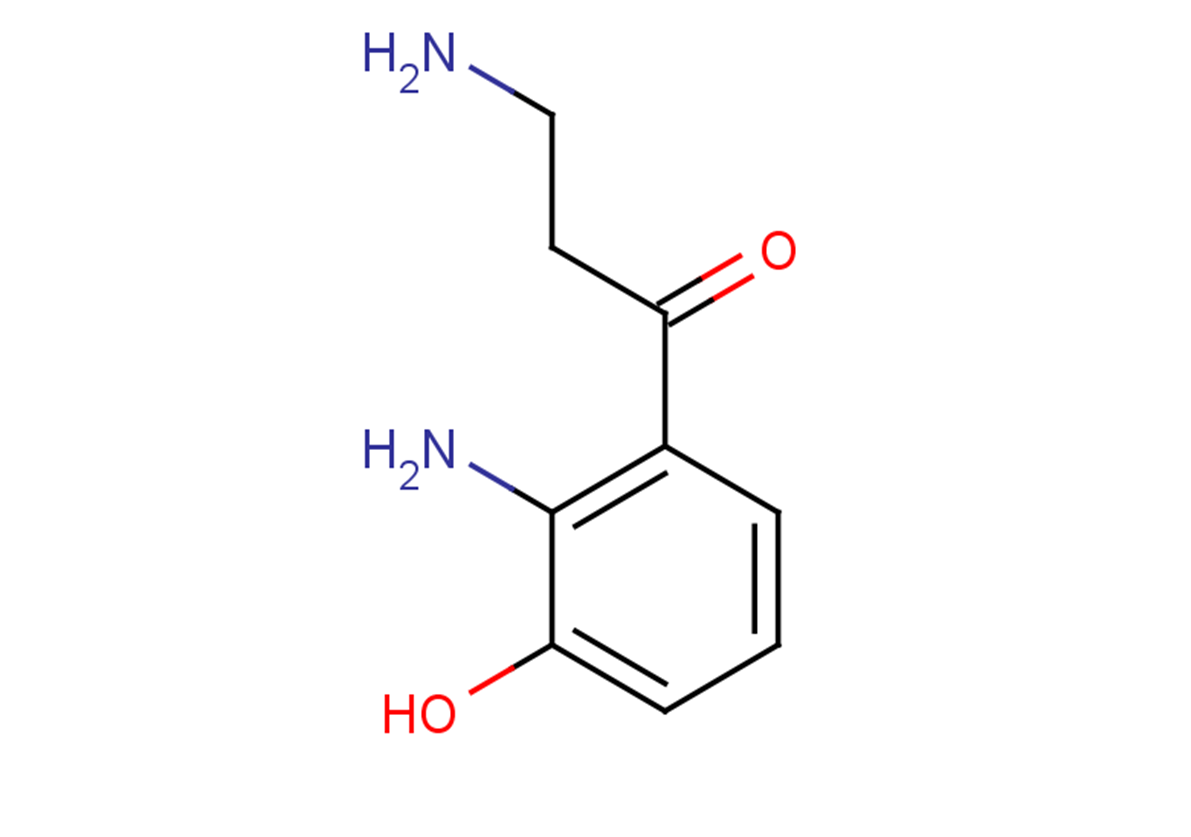 3-Hydroxykynurenamine Structure