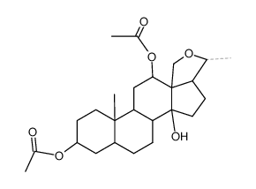 Di-O-acetyl-tetrahydrostapelogenin Structure