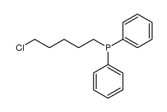 (5-chloropentyl)diphenylphosphane Structure