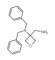 3-(氨基甲基)-N,N-二苄基氧杂环丁烷-3-胺结构式