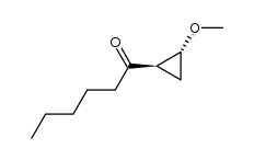 pentyl trans-2-methoxycyclopropyl ketone Structure