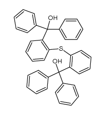 bis-[2-(α-hydroxy-benzhydryl)-phenyl]-sulfide Structure