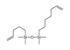 [dimethyl(pent-4-enyl)silyl]oxy-hept-6-enyl-dimethylsilane结构式