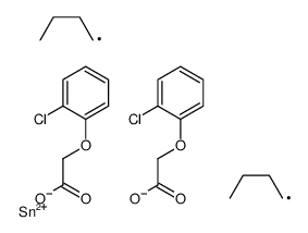 [dibutyl-[2-(2-chlorophenoxy)acetyl]oxystannyl] 2-(2-chlorophenoxy)acetate结构式