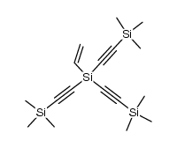 tris(trimethylsilylethynyl)vinylsilane结构式