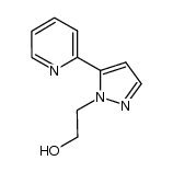 2-(5-(pyridin-2-yl)-1H-pyrazol-1-yl)ethanol结构式