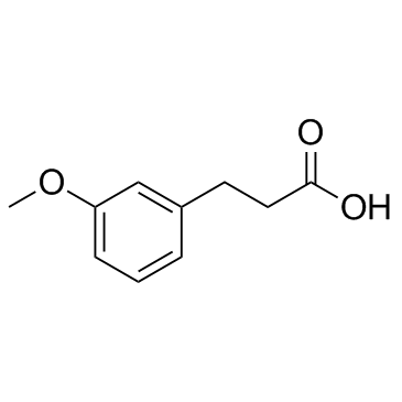 3-(3-甲氧基苯基)丙酸结构式