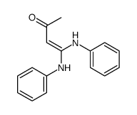 4,4-dianilinobut-3-en-2-one Structure