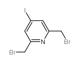 4-Iodo-2,6-bis(bromomethyl)pyridine结构式