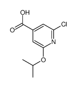 2-chloro-6-propan-2-yloxypyridine-4-carboxylic acid Structure