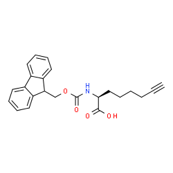 (2S)-2-(FMOC-氨基)-7-辛炔酸结构式
