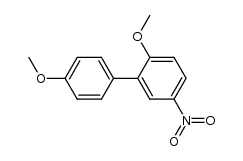 4-methoxy-3-(4-methoxyphenyl)nitrobenzene Structure
