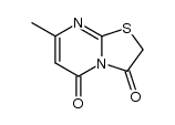 7-methyl-2H-thiazolo[3,2-a]pyrimidine-3,5-dione Structure