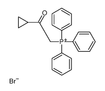 (2-Cyclopropyl-2-oxoethyl)triphenyl-phosphonium Bromide structure
