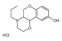 (4aR,10bR)-rel-4-Propyl-2,3,4,4a,5,10b-hexahydrochromeno[4,3-b][1,4]oxazin-9-olhydrochloride结构式