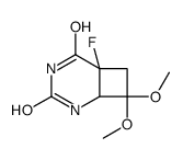 6-fluoro-8,8-dimethoxy-2,4-diazabicyclo[4.2.0]octane-3,5-dione Structure