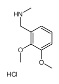 1-(2,3-Dimethoxyphenyl)-N-methylmethanamine hydrochloride Structure