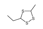 3-ethyl-5-methyl-1,2,4-trithiolane结构式