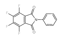 N-苯基四氟酞酰亚胺结构式