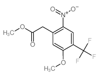 METHYL 2-(5-METHOXY-2-NITRO-4-(TRIFLUOROMETHYL)PHENYL)ACETATE picture