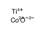 cobalt(2+),oxygen(2-),titanium(4+) Structure