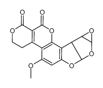 Aflatoxin G1 9,10-epoxide Structure