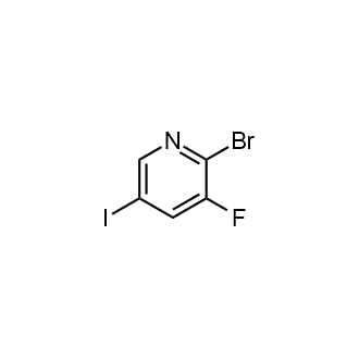2-Bromo-3-fluoro-5-iodopyridine Structure