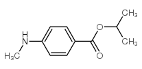 Benzoic acid, 4-(methylamino)-, 1-methylethyl ester (9CI) Structure