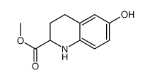 6-羟基-1,2,3,4-四氢-喹啉-2-羧酸甲酯结构式