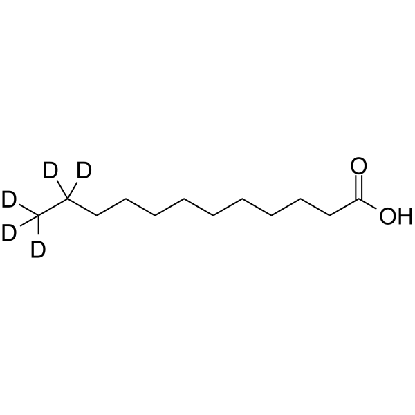 Lauric acid-d5 Structure