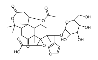 Nomilin 17-O-glucoside Structure