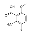 2-Amino-3-bromo-6-Methoxy-benzoic acid structure