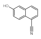 6-羟基-萘-1-甲腈结构式