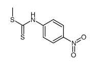 p-Nitrophenyldithiocarbamic acid methyl ester结构式