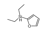 diethyl(furan-2-yl)silane Structure