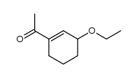1-Acetyl-3-ethoxy-1-cyclohexene Structure