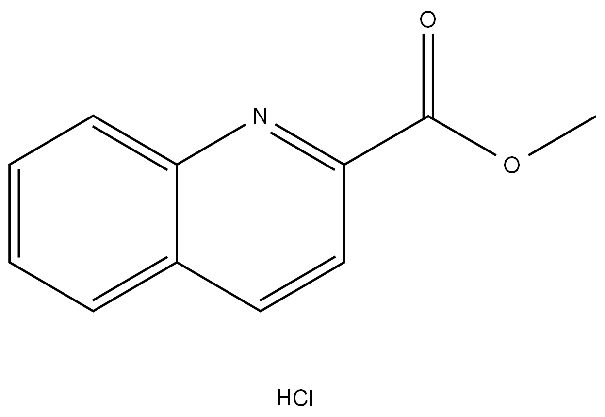 Methyl Quinoline-2-carboxylate Hydrochloride结构式