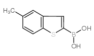 5-METHYLBENZO[B]THIOPHENE-2-BORONIC ACID Structure