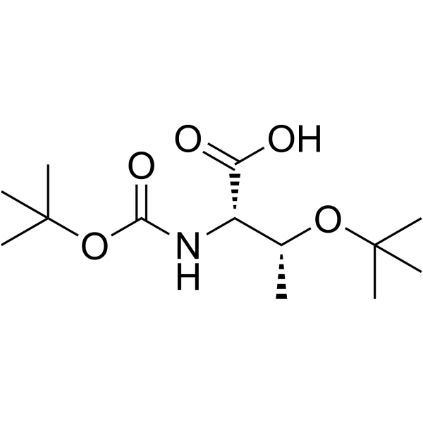 BOC-O-叔丁基苏氨酸结构式