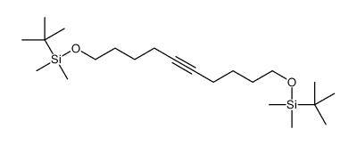 tert-butyl-[10-[tert-butyl(dimethyl)silyl]oxydec-5-ynoxy]-dimethylsilane Structure