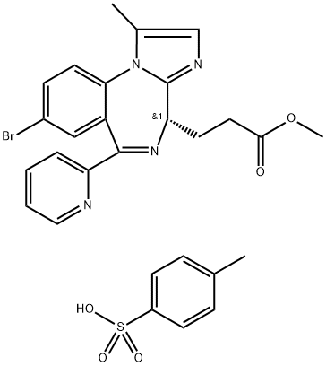 甲苯磺酸瑞马唑仑结构式