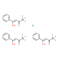 Europium, tris(4,4,4-trifluoro-1-phenyl- 1,3-butanedionato-O,O')-结构式