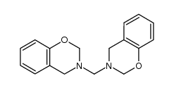 3,3'-methylenebis(3,4-dihydro-2H-1,3-benzoxazine) Structure