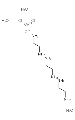 Tris(ethylenediamine)cobalt(III) chloride trihydrate Structure