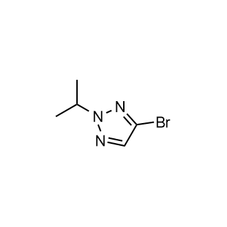 4-溴-2-异丙基-2H-1,2,3-三唑结构式