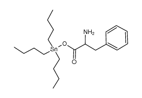 tributylstannyl 2-amino-3-phenylpropanoate Structure