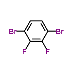1,4-Dibromo-2,3-difluorobenzene structure